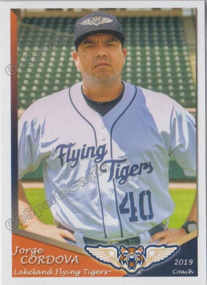 2019 Lakeland Flying Tigers Jorge Cordova