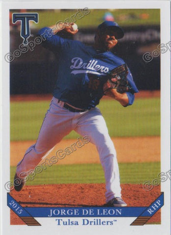 2015 Tulsa Drillers Jorge De Leon