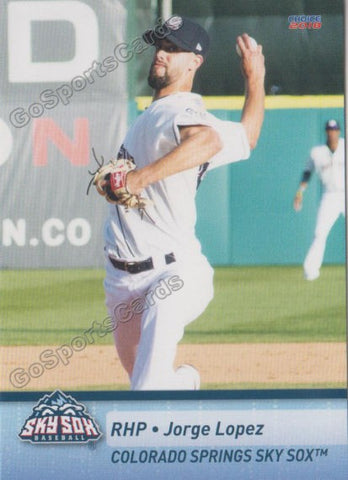 2018 Colorado Springs Sky Sox Jorge Lopez