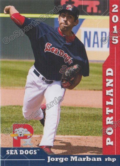 2015 Portland Sea Dogs Jorge Marban