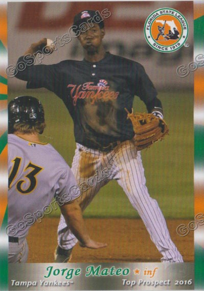 2016 Florida State League Top Prospect FSL Jorge Mateo