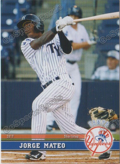 2017 Tampa Yankees Jorge Mateo