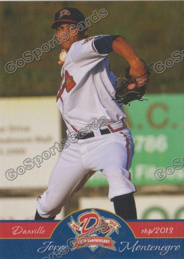 2013 Danville Braves Jorge Montenegro