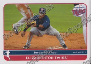2012 Elizabethton Twins Jorge Polanco