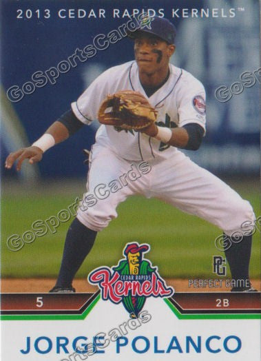 2013 Cedar Rapids Kernels Jorge Polanco