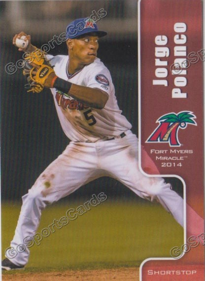 2014 Fort Myers Miracle Jorge Polanco