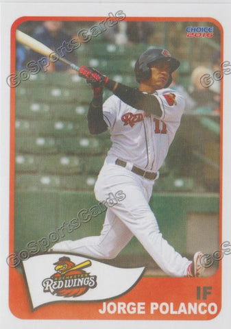 2016 Rochester Red Wings Jorge Polanco