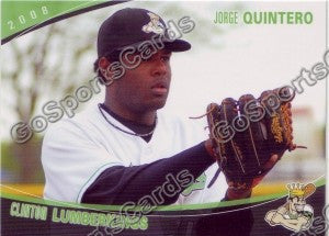 2008 Clinton LumberKings Jorge Quintero