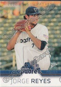2012 Tucson Padres Jorge Reyes