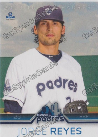2013 Tucson Padres Jorge Reyes