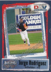 2011 Southern Maryland Blue Crabs DAV Jorge Rodriguez