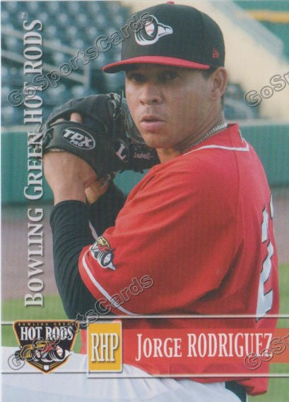 2014 Bowling Green Hot Rods Jorge Rodriguez