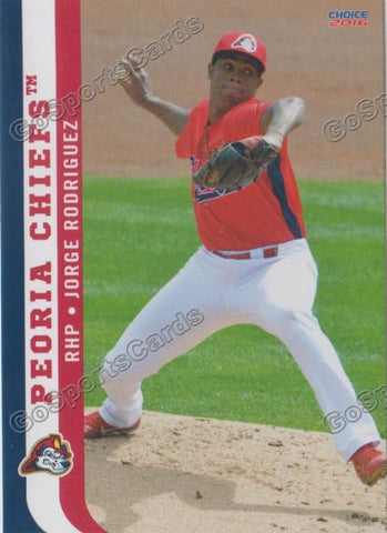 2016 Peoria Chiefs Jorge Rodriguez