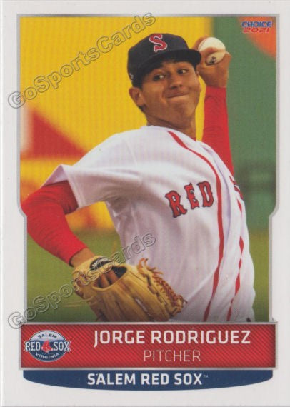 2021 Salem Red Sox Jorge Rodriguez – Go Sports Cards