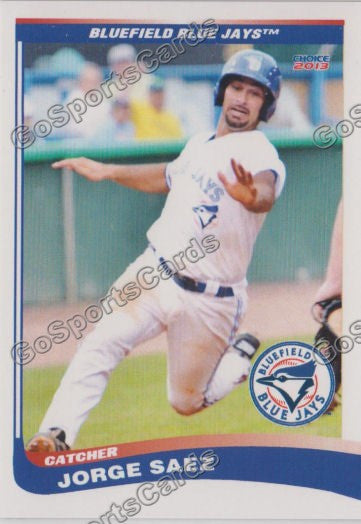 2013 Bluefield Blue Jays Jorge Saez