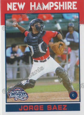 2016 New Hampshire Fisher Cats Jorge Saez