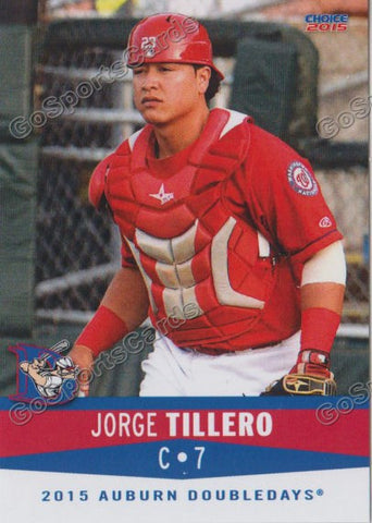 2015 Auburn Doubledays Jorge Tillero