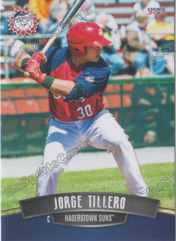 2016 Hagerstown Suns Jorge Tillero