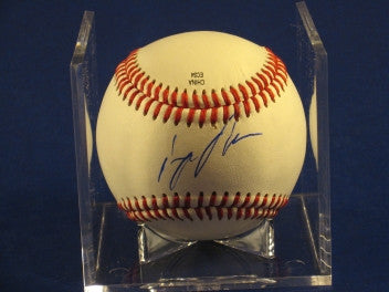 Jorge Vazquez signed Baseball Auto