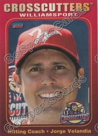 2011 Williamsport Crosscutters Jorge Velandia