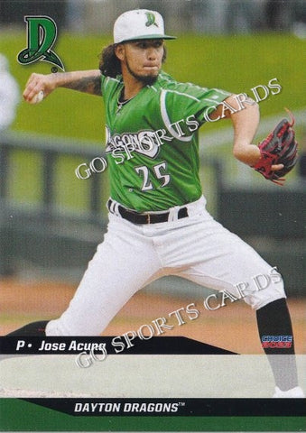 2023 Dayton Dragons Jose Acuna