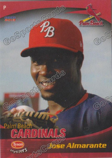 2013 Palm Beach Cardinals Jose Almarante