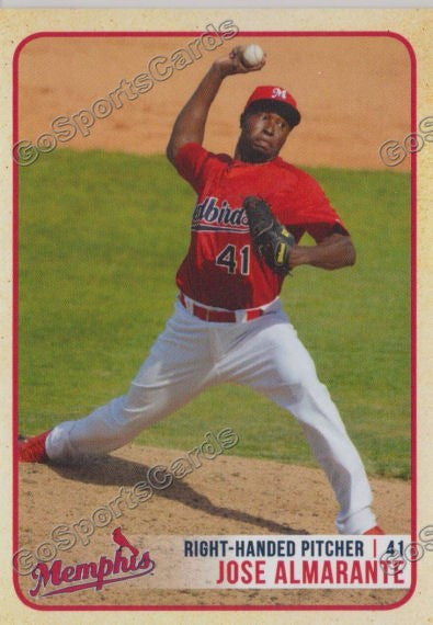 2014 Memphis Redbirds Jose Almarante