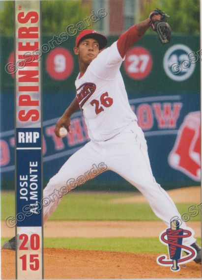 2015 Lowell Spinners Jose Almonte