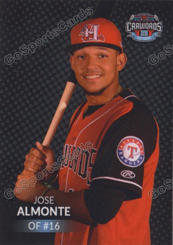 2017 Hickory Crawdads Jose Almonte