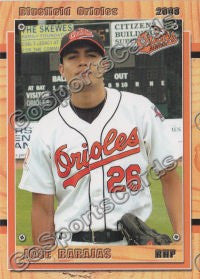 2008 Bluefield Orioles Jose Barajas