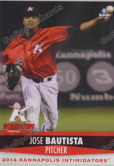 2014 Kannapolis Intimidators Jose Bautista
