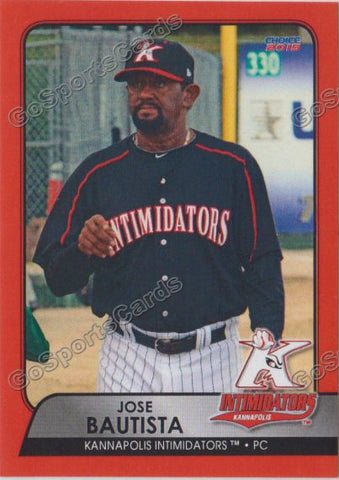 2015 Kannapolis Intimidators Jose Bautista