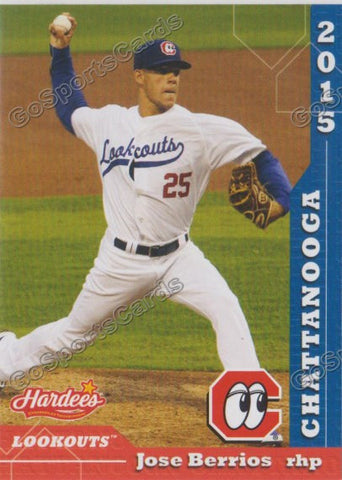 2015 Chattanooga Lookouts Jose Berrios