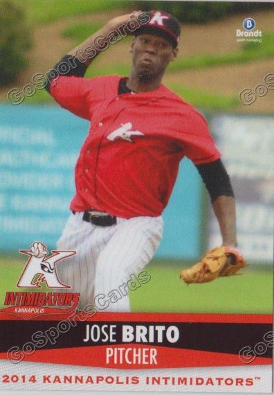 2014 Kannapolis Intimidators Jose Brito