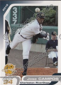 2012 Charleston Riverdogs Jose Campos