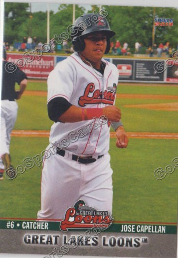 2013 Great Lakes Loons Jose Capellan