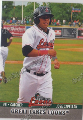 2013 Great Lakes Loons Jose Capellan