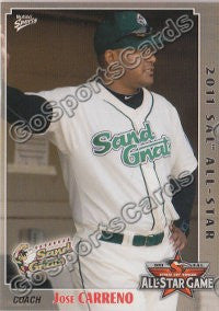 2011 South Atlantic League Southern All Star Jose Carreno