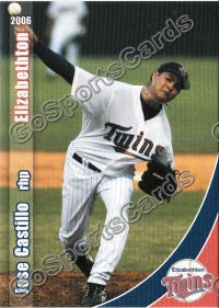 2006 Elizabethton Twins Jose Castillo