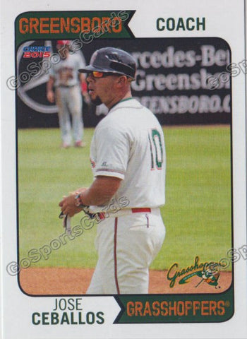 2015 Greensboro Grasshoppers Jose Ceballos
