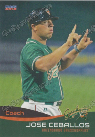 2016 Greensboro Grasshoppers Jose Ceballos