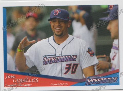 2019 Jacksonville Jumbo Shrimp Jose Ceballos