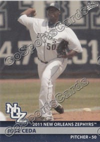 2011 New Orleans Zephyrs Jose Ceda