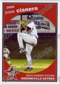 2009 Greeneville Astros Jose Cisnero