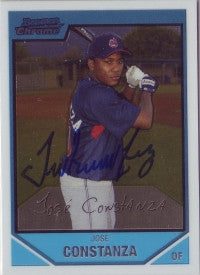 Jose Constanza 2007 Bowman Chrome #BC125 (Autograph)