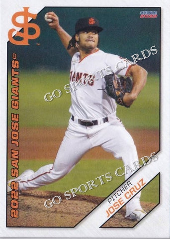 2022 San Jose Giants Jose Cruz