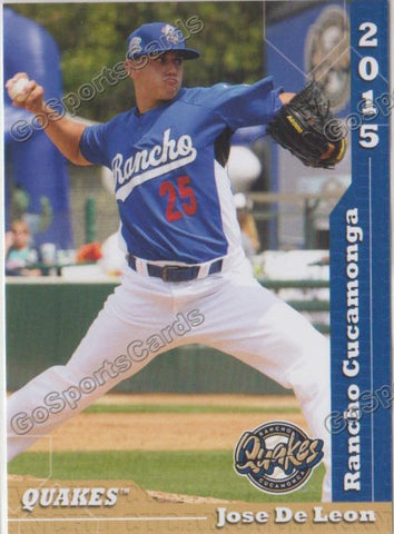 2015 Rancho Cucamonga Quakes Jose De Leon