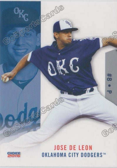 2016 Oklahoma City Dodgers Jose De Leon