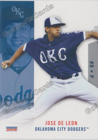 2016 Oklahoma City Dodgers Jose De Leon