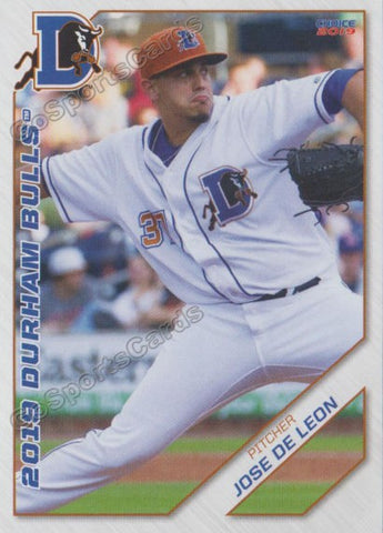 2019 Durham Bulls Jose De Leon